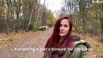 Public Pickup And Cum Inside The Girl Outdoors. Kleomodel