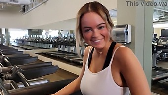 Alexis Kay'S Natural Boobs And Big Ass Get Noticed In The Gym And Filled With Cum
