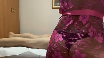 Relaxing Handjob Massage With Realistic Penis