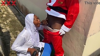 Christmas Holiday Sex With Hijab-Clad Babe And Santa. Subscribe To Red Channel.