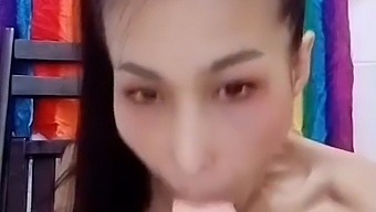 Thaitwentybabe'S Tight Pussy And A Huge Dildo: Can It Handle The Challenge?