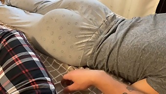 Step Sister Interrupts Rough Jerking Session