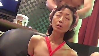 Japanese Girl Miyuki Humiliated While Filming Av On The Sofa At The Hotel