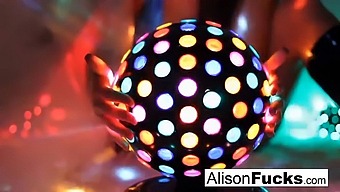Alison Tyler'S Voluptuous Curves And Natural Bust Shine On The Dance Floor