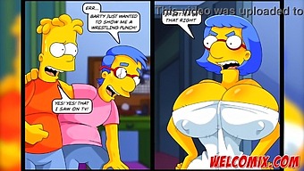 Experience The Ultimate Cartoon Fantasy With Cartoon, Butt Tag - Simptoons And Simpsons Hentai!