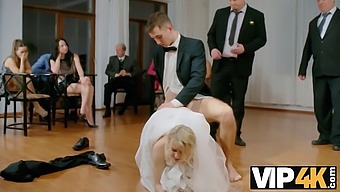 Blonde Babe'S Wedding Day Turns Into A Wild Sex Party
