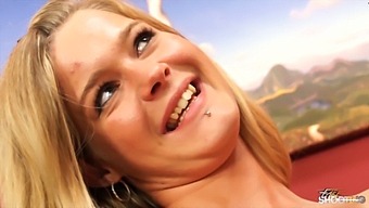 Klara, A Busty Blonde, Passionately Gives Oral Sex And Swallows Semen As An Alternative To A Professional Photoshoot