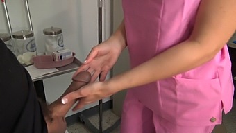Amateur Nurse Gives Oral Pleasure To Patient'S Penis In Reality-Style Video