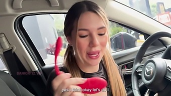 Dani Ortiz'S Amateur Video Captures Her Using A Vibrator While Driving