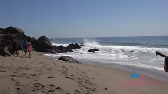 Summer Vixen'S Messy Oral Sex And Car Ride During Beach Date Pov