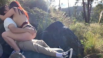 Redheaded Babe And I Had Passionate Outdoor Sex