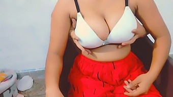 Landlady'S Large Breasts Revealed During Unexpected Massage With Soniya