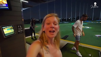 Hot Blonde Gets Rough Sex On The Golf Course