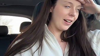 Hd Video Of Brunette Babe Enjoying Orgasm With Toy At Tim Horton'S Drive Thru