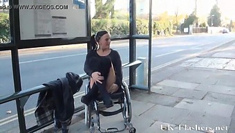 Paraprincess Flaunts Her Disability In Public And Gets Naughty