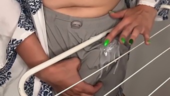 Stepdad'S Penis Rubbing On Clothes Dryer In Homemade Video